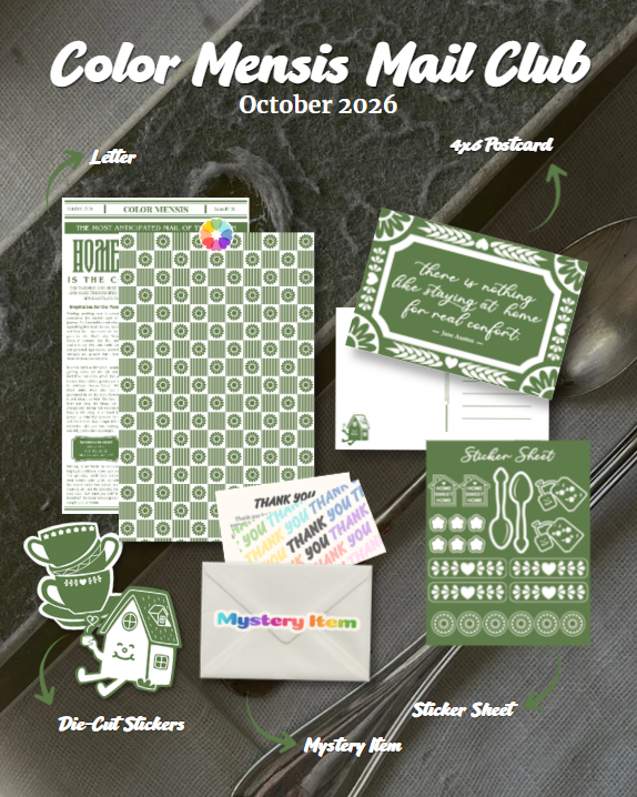 Edição de outubro de 2026 do Color Mensis Mail Club